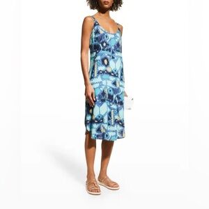 Nic + Zoe Summer Solstice Knit Dress NWT Blue Multi XS